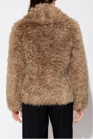 Burberry ‘Lea’ furry jacket