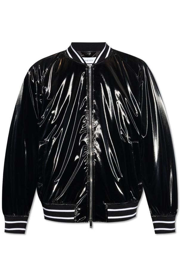 Alexander McQueen Kurtka typu `bomber`