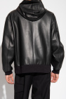 Burberry ‘Shepley’ hooded leather jacket