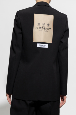 Burberry ‘Sidon’ blazer with logo