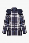 Burberry check knitted cashmere jumper
