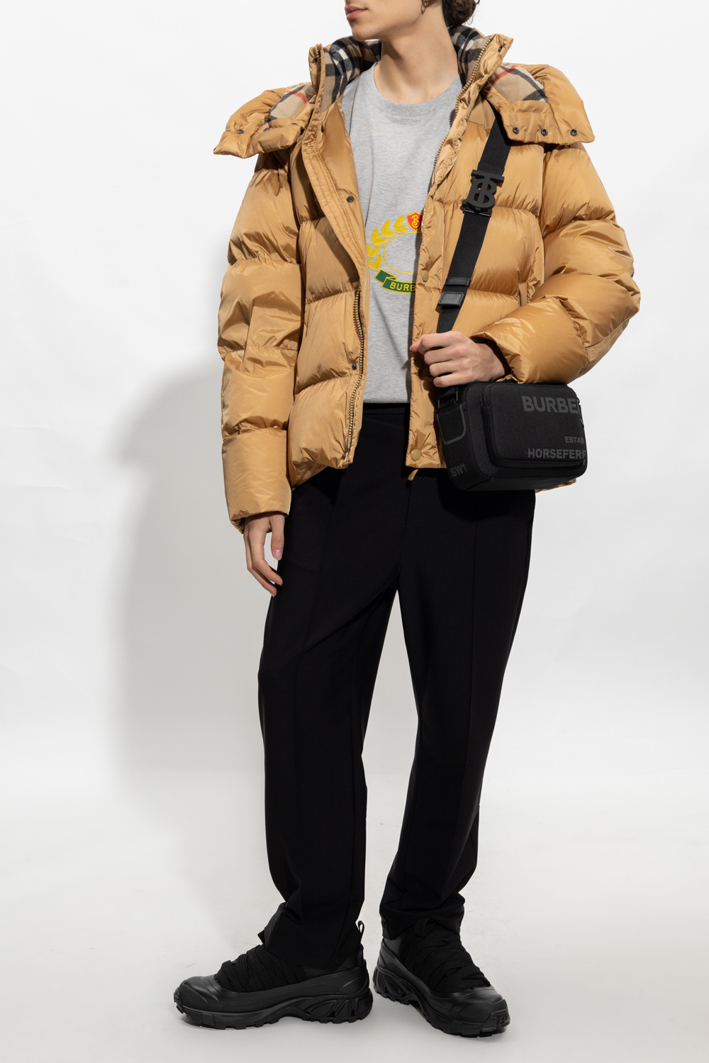 burberry Foulard ‘Leeds’ jacket with detachable sleeves