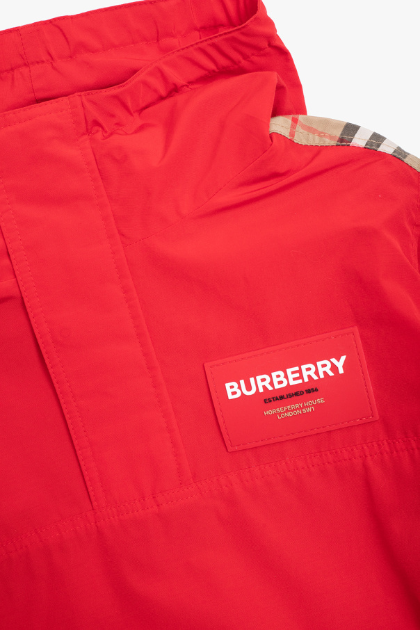 Burberry Kids show Burberry check puffer jacket