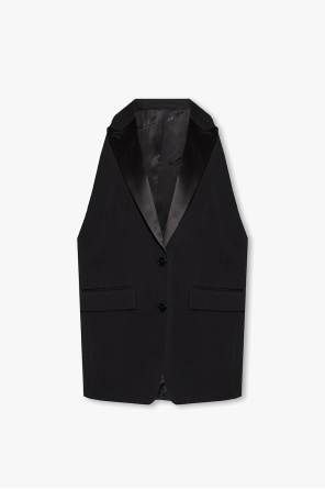 Burberry Classic Fit Pinstripe Wool Tailored Jacket