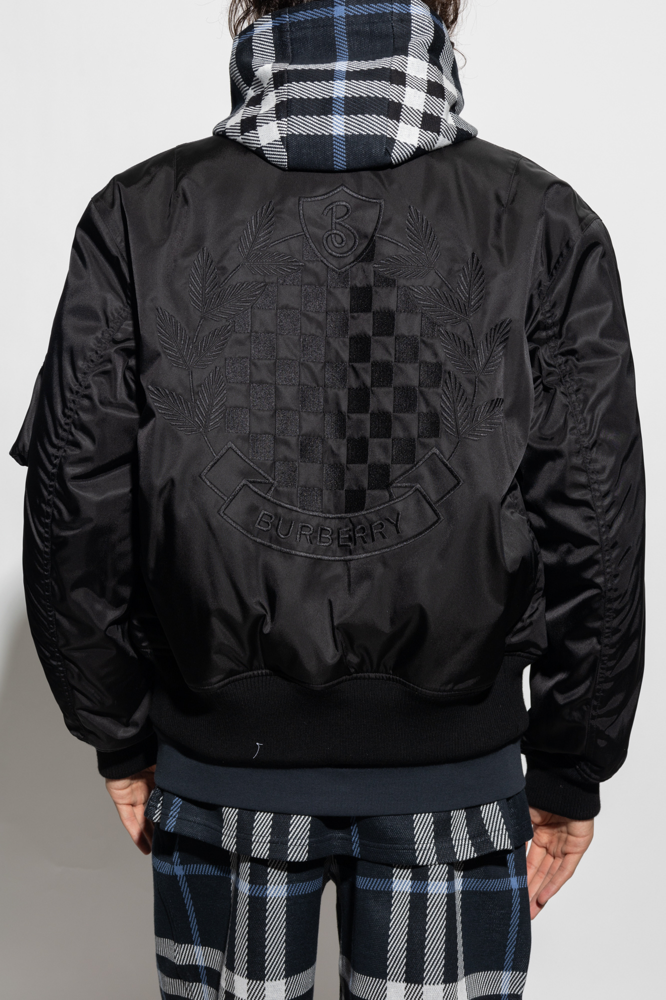 burberry loop-back ‘Graves’ bomber jacket