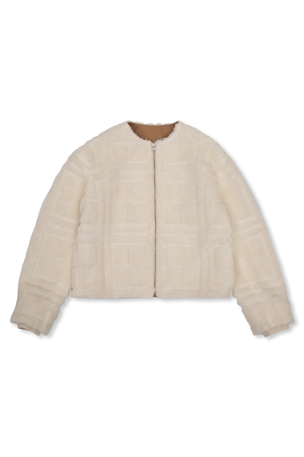 Burberry Kids Faux fur jacket