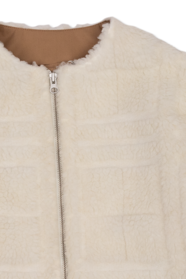 Burberry Kids Faux fur jacket