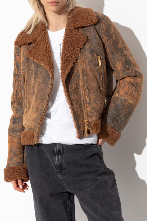 Alexander McQueen Jacket with fur trim