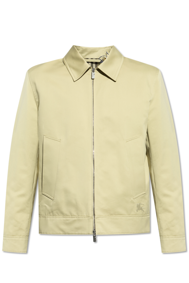 Cotton jacket with logo od Burberry