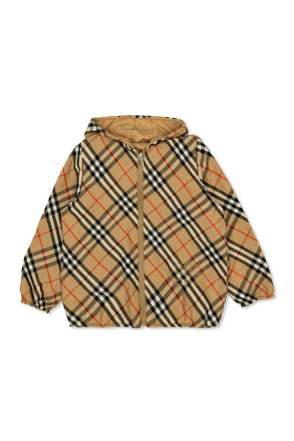 Burberry Kids Reversible hooded jacket