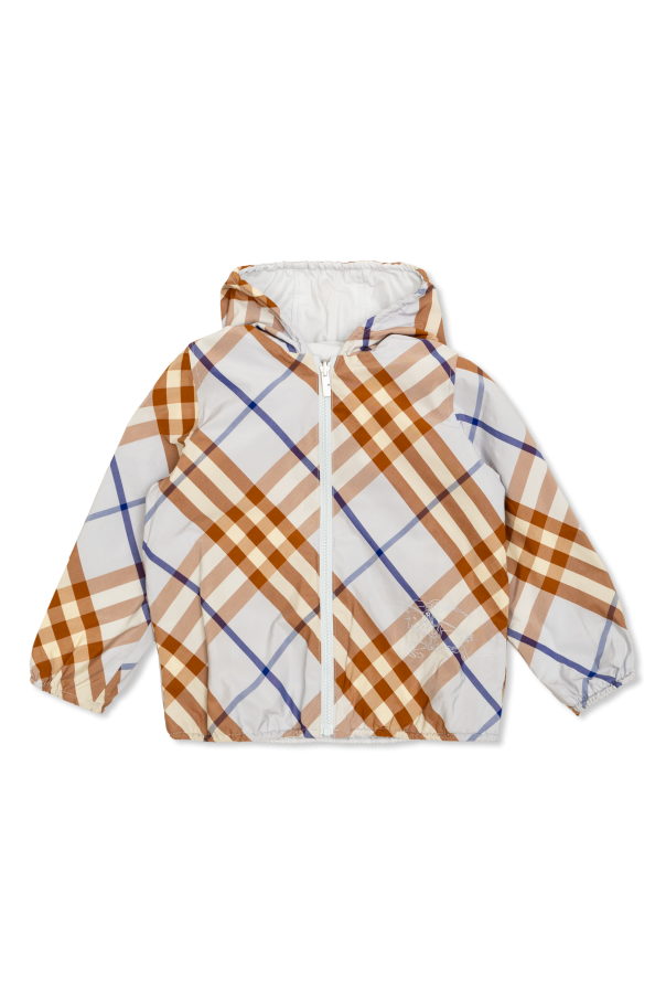 Burberry Kids Reversible jacket with hood.