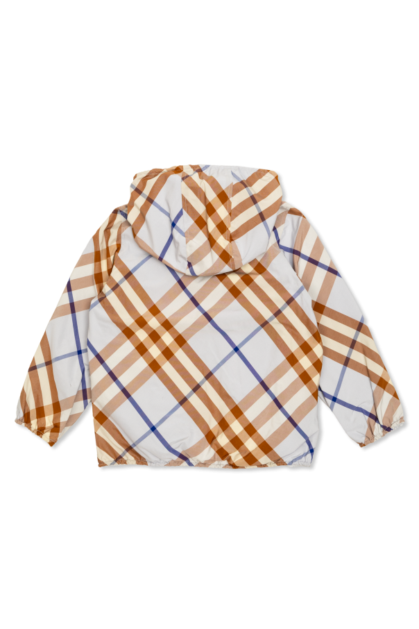 Burberry Kids Reversible jacket with hood.