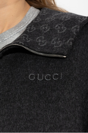 Gucci Wolljacke mit Kapuze
