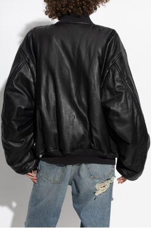 Balenciaga Leather jacket type bomber