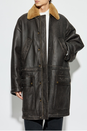 Balenciaga Lambskin Shearling Coat