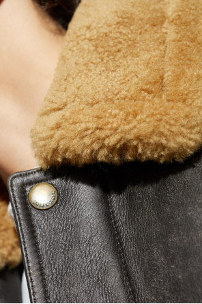 Balenciaga Lambskin Shearling Coat