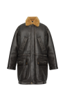 Balenciaga BROWN Lambskin Shearling Coat