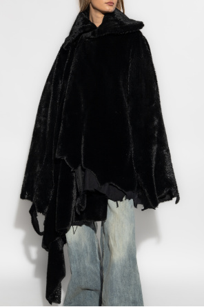 Balenciaga Asymmetrical cut faux fur