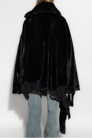 Balenciaga Asymmetrical cut faux fur