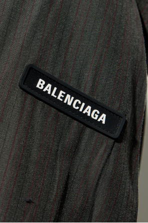 Balenciaga Marynarka ze wzorem w prążki