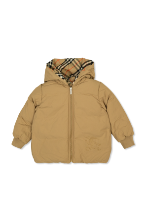 Burberry Kids Dwustronna kurtka z kapturem