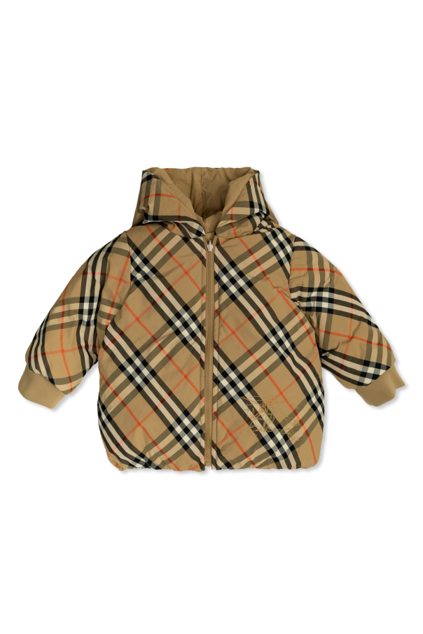 Burberry Kids Reversible hooded jacket