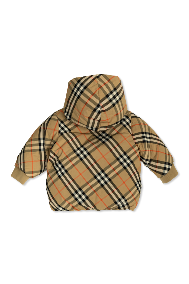 Burberry Kids Reversible hooded jacket