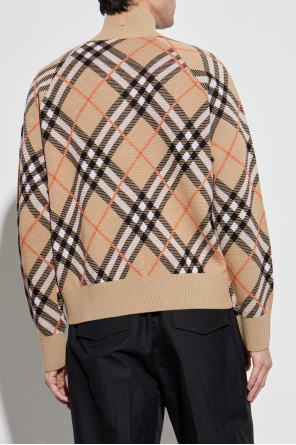 Burberry Checked Cardigan