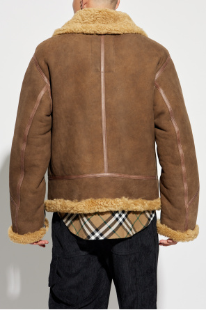 Burberry Shearling coat with pockets