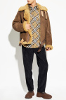 Burberry BROWN Shearling coat with pockets