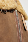 Burberry BROWN Shearling coat with pockets