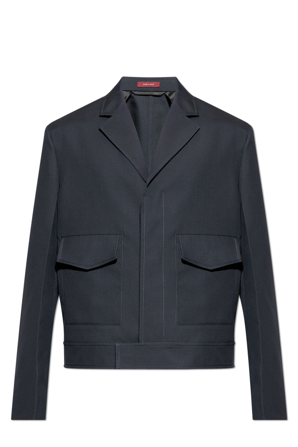 Jacket with embossed logo, zdjęcie 1 Jacket with embossed logo od Gucci