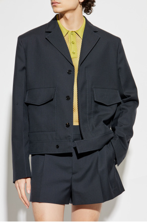 Gucci Chaqueta con logo en relieve