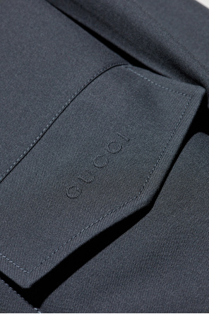 Gucci Chaqueta con logo en relieve