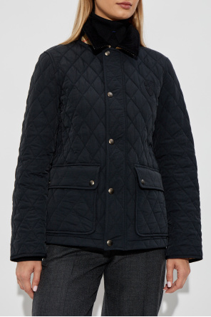 Burberry Quilted jacket with corduroy collar