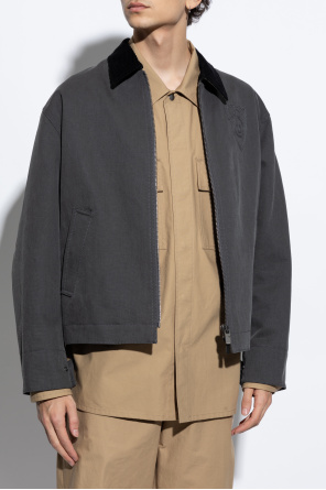 Burberry Jacket with Corduroy Collar