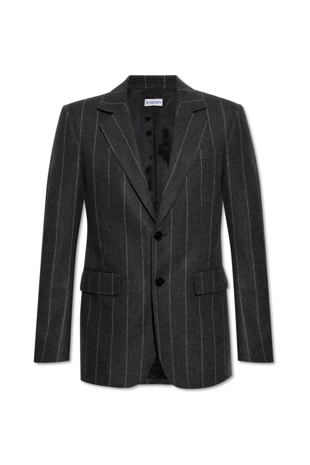 Burberry Wool blazer with striped pattern