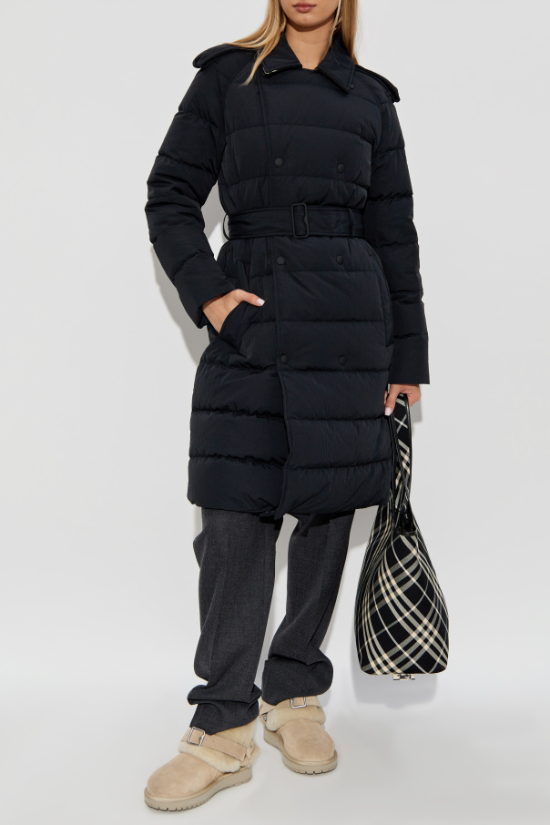 Burberry Down jacket with waist belt