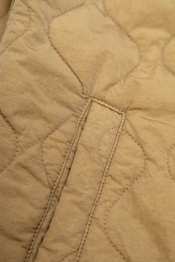 Burberry Kids Pikowana kurtka z wyszytym logo