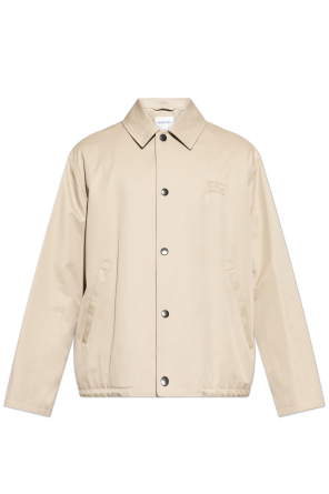 Jacket with embroidered logo