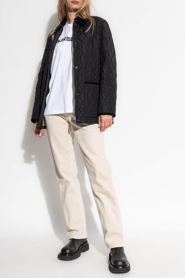 Burberry Steppjacke mit Cordkragen