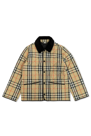 Jacket with a plaid pattern