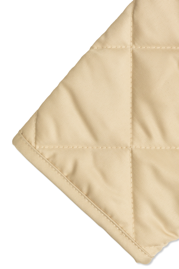 Burberry Kids Quilted jacket with corduroy collar