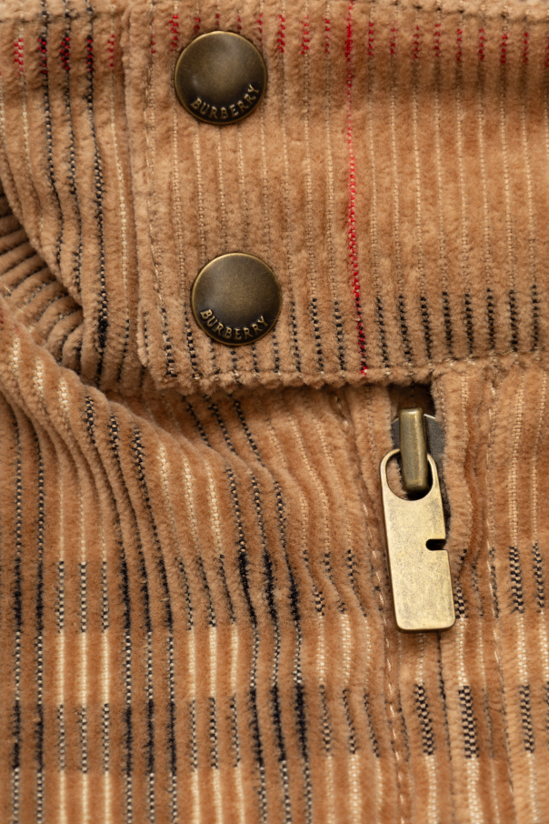 Burberry Kids Gestreifte Jacke