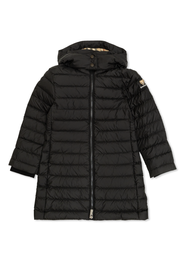 Down jacket with hood od Burberry Kids