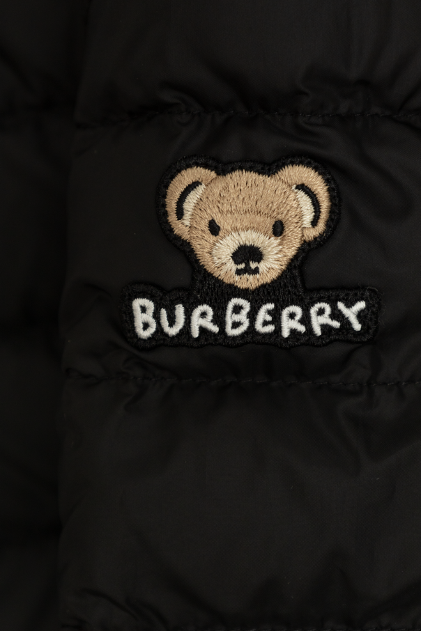Burberry Kids Chaqueta de plumas con capucha