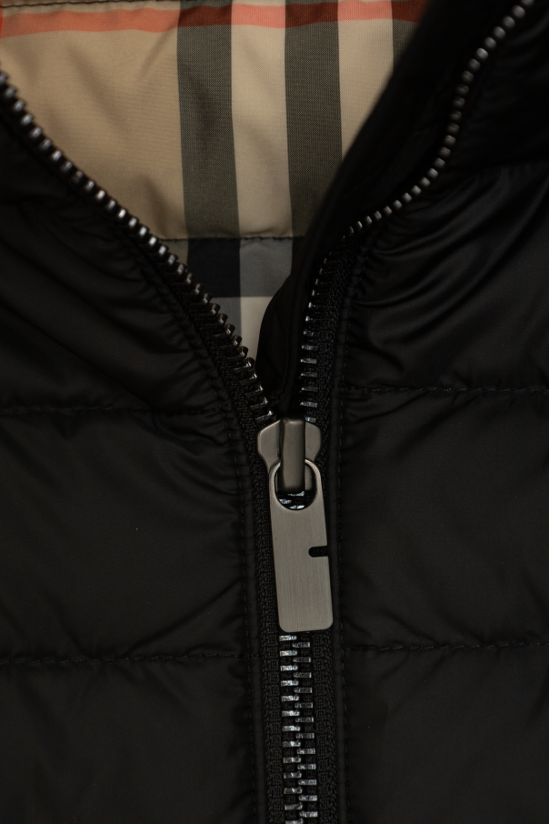 Burberry Kids Chaqueta de plumas con capucha