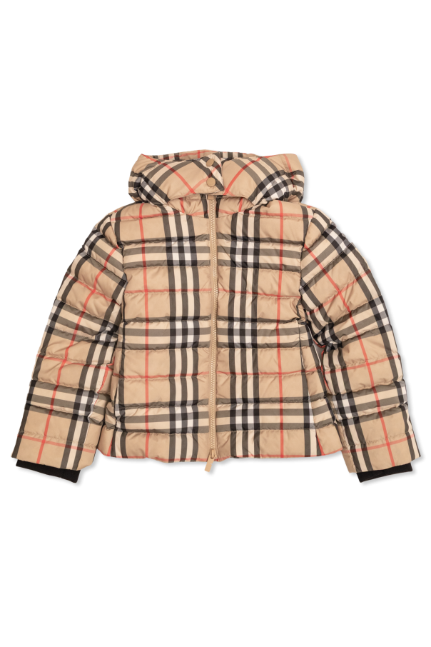 Burberry Kids Down jacket with check pattern | Kids's Girls clothes (4 ...