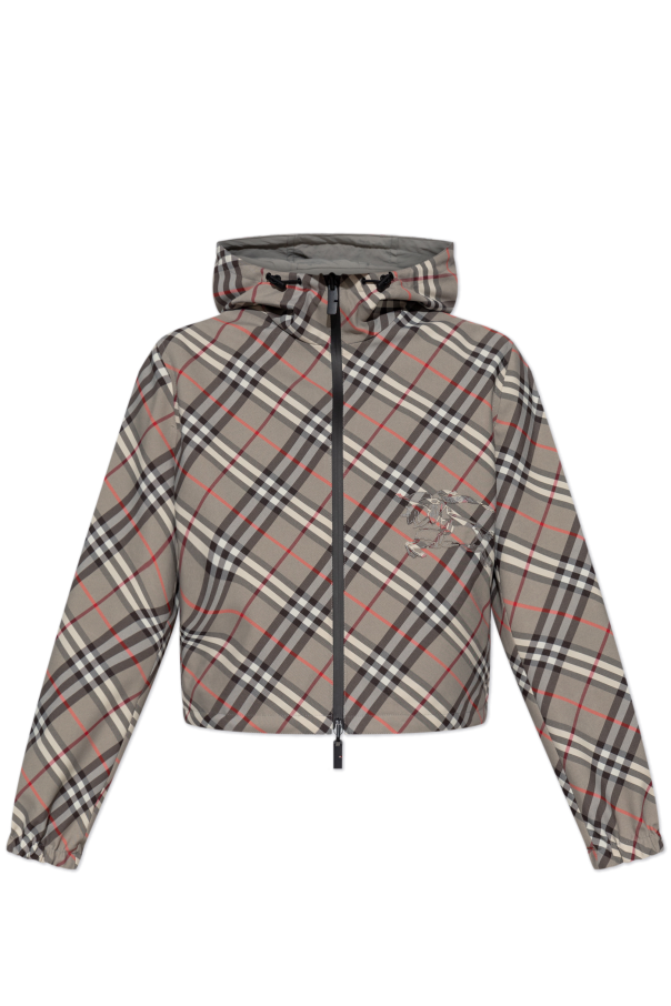 Plaid pattern jacket od Burberry