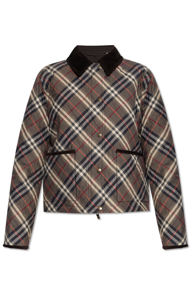 Plaid pattern jacket od Burberry